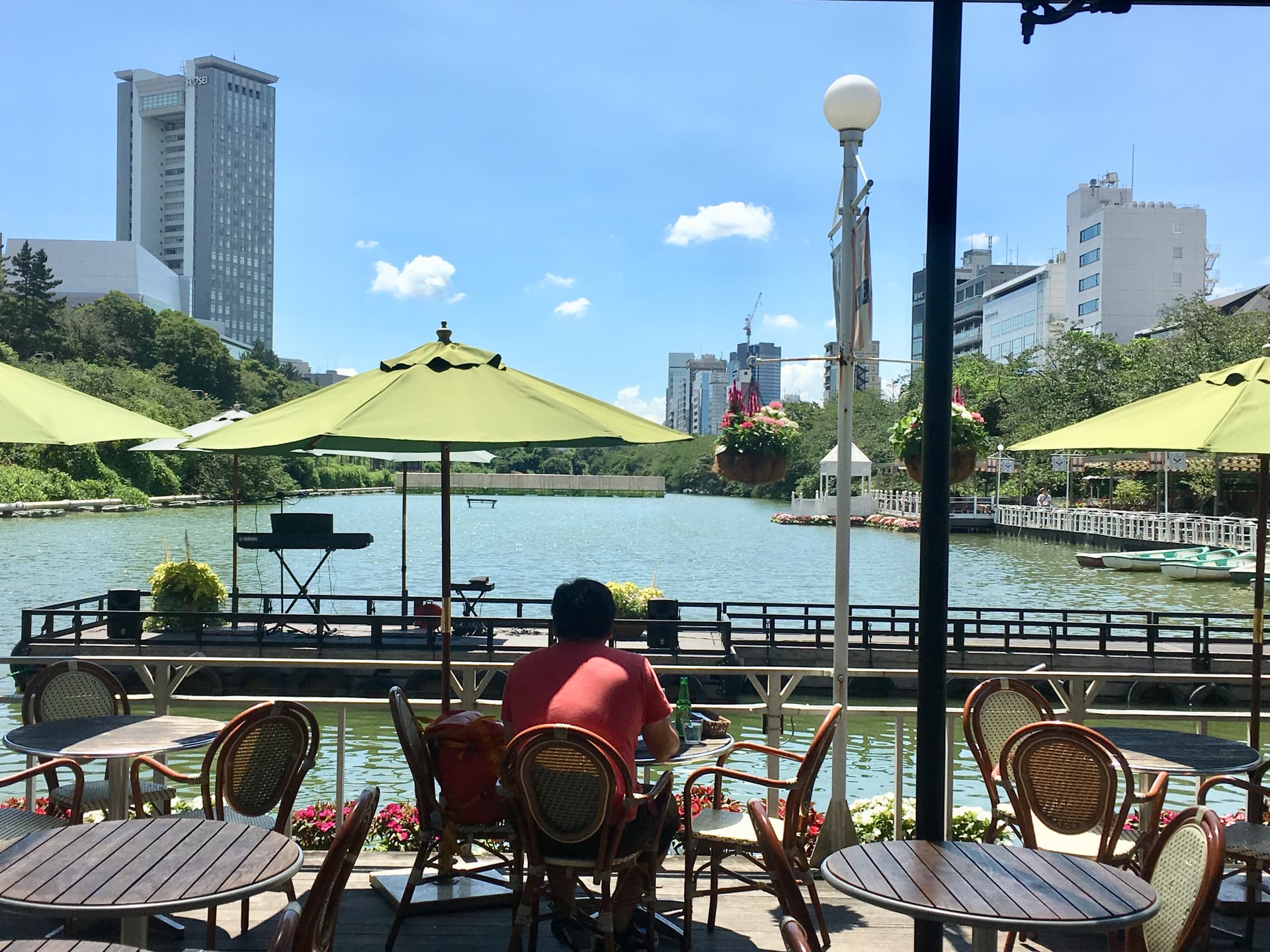 Kagurazaka backstreet - stone-paved path with traditional black wooden fences